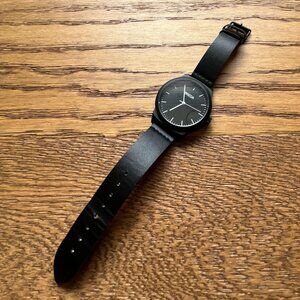 Breda genuine leather wristwatch